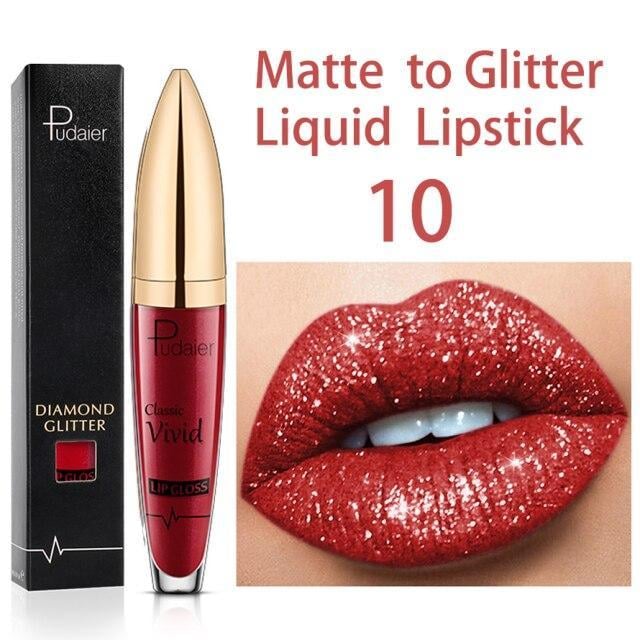 🎁BUY 3 PAY 2 TODAY!🎁18 Color Diamond Shiny Long Lasting Lip Gloss👄 - Image 18