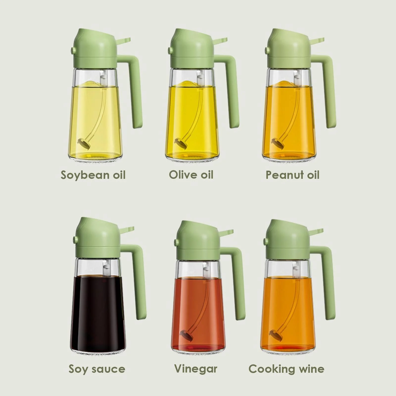 ✨Hot Selling💕2 in 1 Glass Oil Sprayer & Dispenser🔥 - Image 10