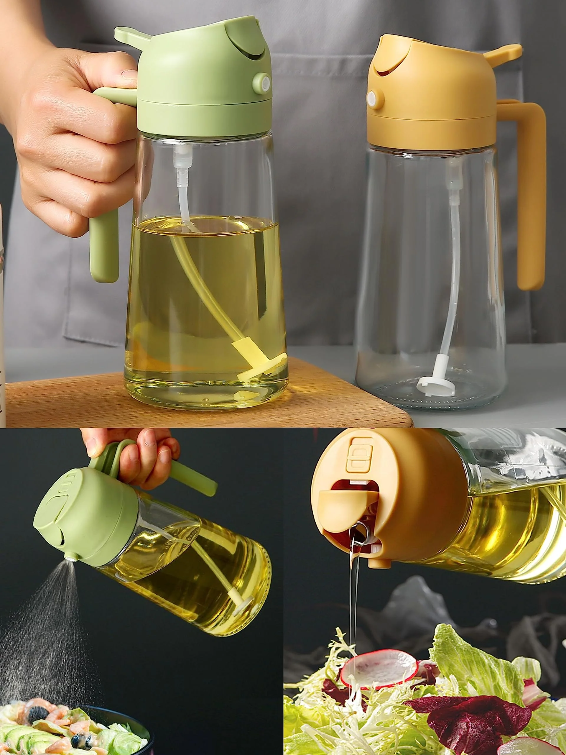 ✨Hot Selling💕2 in 1 Glass Oil Sprayer & Dispenser🔥 - Image 6
