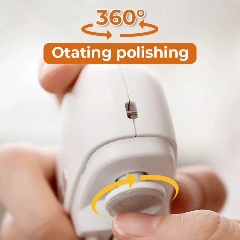 ⏰New Year Hot 49% OFF💥2-in-1 Electric Automatic Nail Clipper with Polisher - Image 5