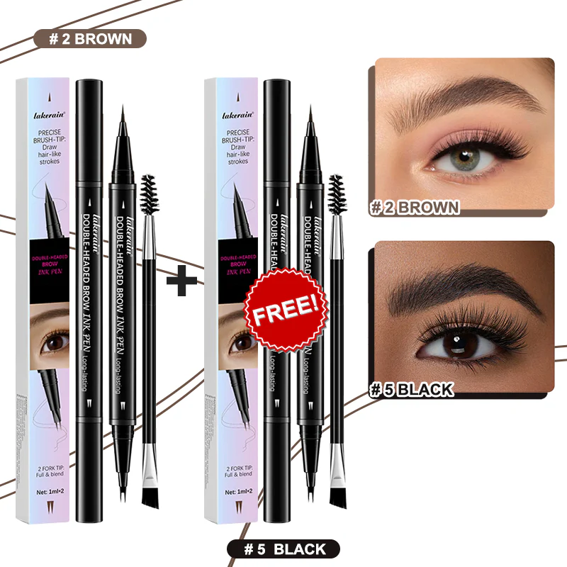💖BUY 1 GET 1 FREE 💖2-in-1 4D Eyebrow Pencil (Natural Brow Makeup and Eyelash Line) - Image 22