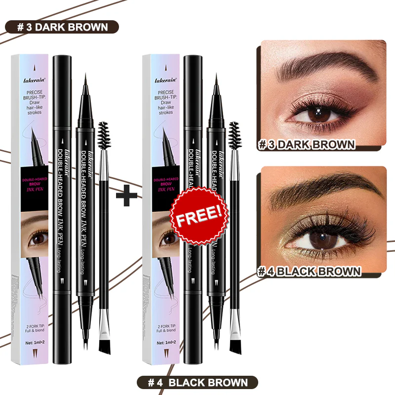 💖BUY 1 GET 1 FREE 💖2-in-1 4D Eyebrow Pencil (Natural Brow Makeup and Eyelash Line) - Image 24