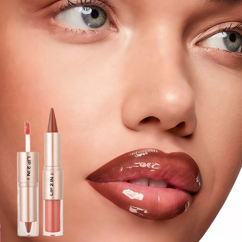 💥🎁LAST DAY BUY 1 GET 1 FREE!!🔥3-in-1 Matte Lipstick & Shine Lip Gloss - Image 2