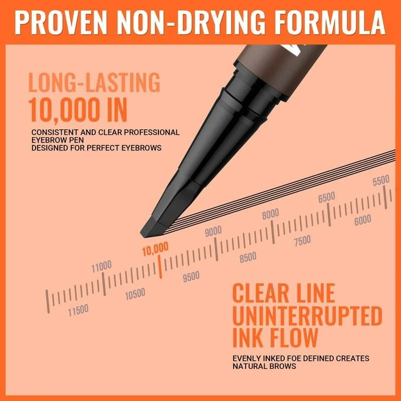 🎁LAST DAY BUY 1 GET 1 FREE!!🔥4D Eyebrow Pencil with Waterproof Microblading and Dual-Ended Eyeliner Brush for Natural Brow Makeup and Eyelash Line - Image 3