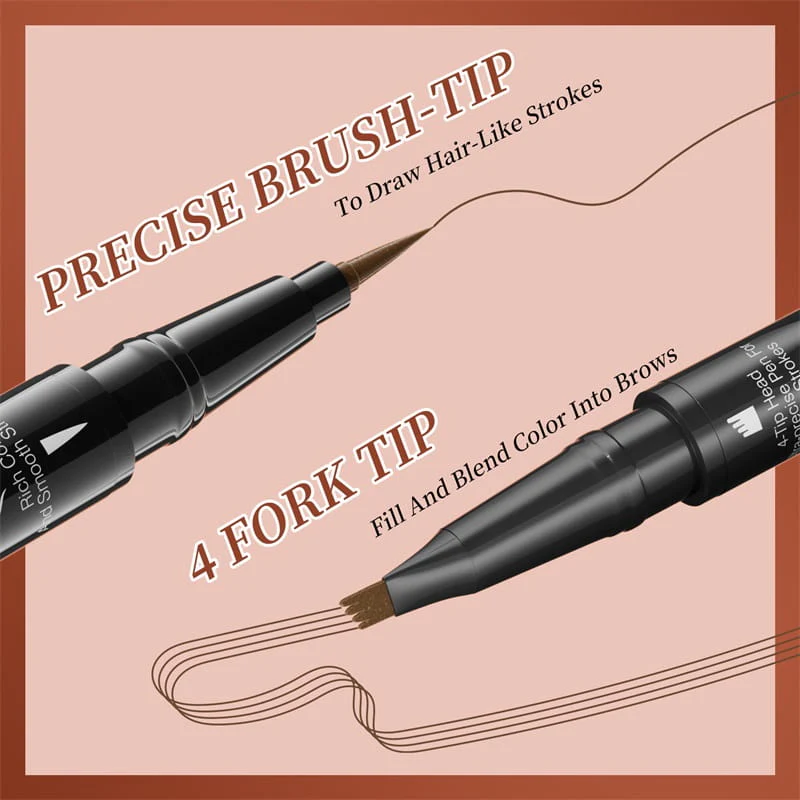 【🎉LAST DAY BUY 2 GET 1 FREE🎉】2-In-1 Waterproof Long-Lasting Eyebrow Pen - Image 8