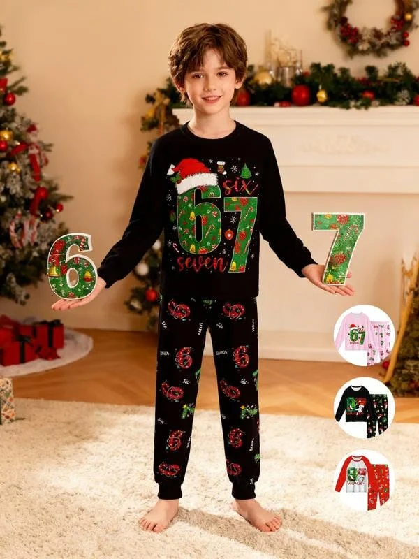 🎄2025 Christmas Sales🎅#67 Christmas Kids Pajama Set - Image 3