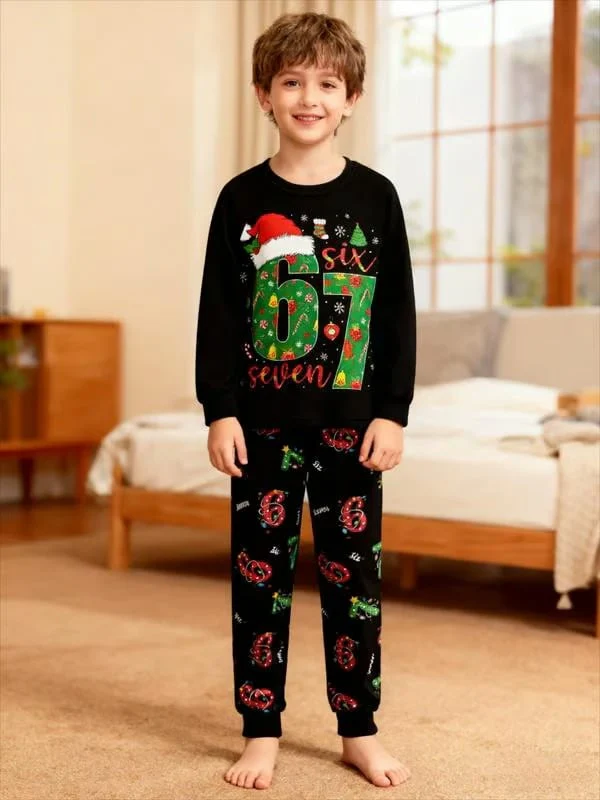 🎄2025 Christmas Sales🎅#67 Christmas Kids Pajama Set - Image 4