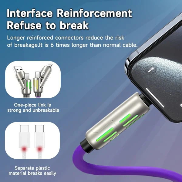 🎁Last Day BUY 1 GET 1 FREE & FREE SHIPPING🚀⚡4-in-1 USB Charging Cable fast charging MAX - Image 4