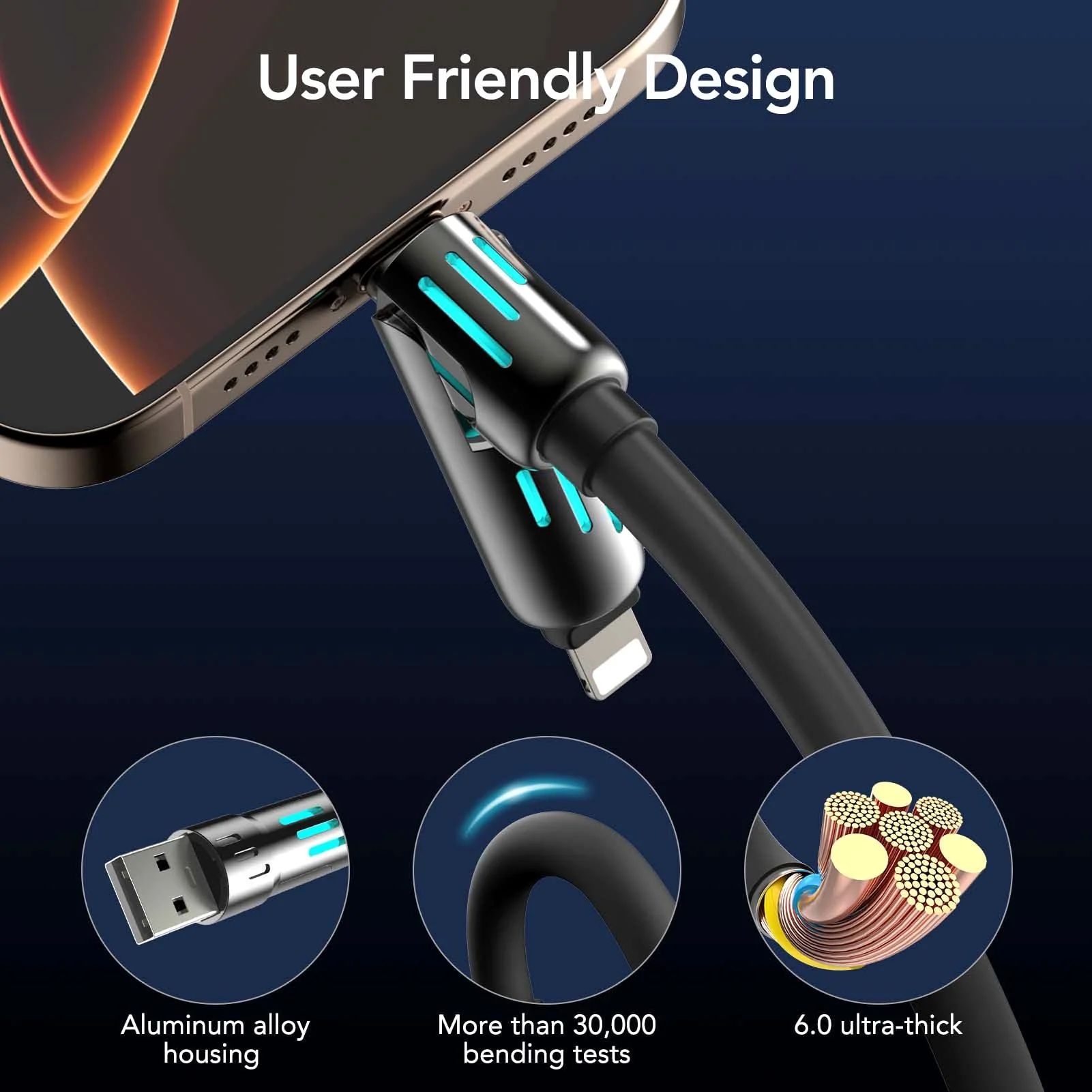 🎁Last Day BUY 1 GET 1 FREE & FREE SHIPPING🚀⚡4-in-1 USB Charging Cable fast charging MAX - Image 7