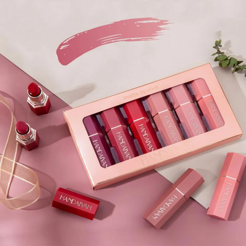 6 Colors Deep Moisturizing Matte Lipstick - Image 9