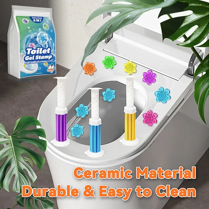 84 Flowers Toilet Cleaner Gel - (6 in 1)Air Freshener - Image 13