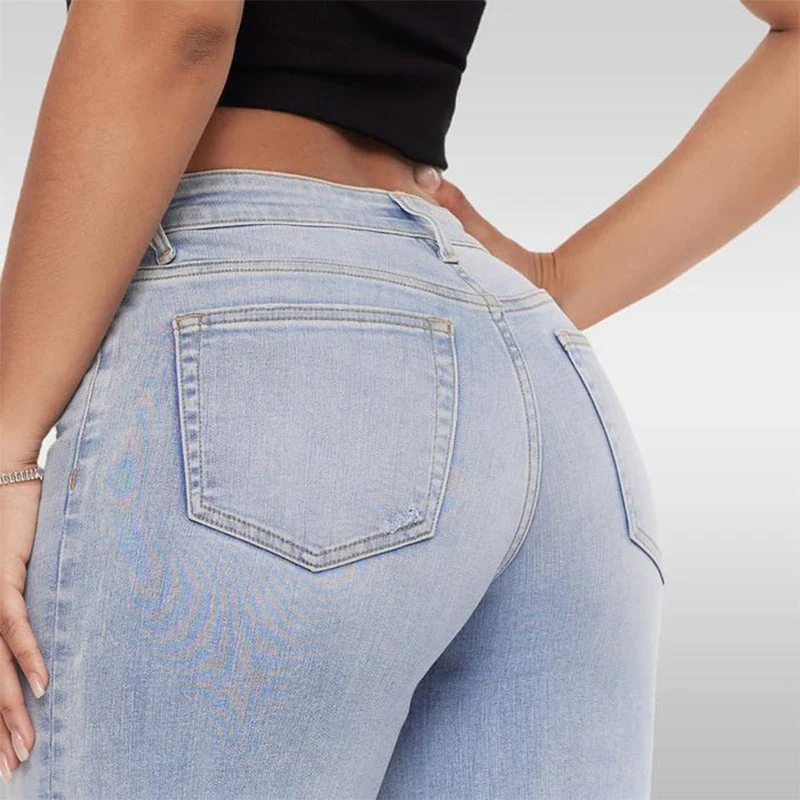 🔥LAST DAY SALE 50% OFF✨⚡ 50K+ SOLD! 🎁Mid-low Rise Baggy Jeans Stretchy Wide Leg for Women - Image 7