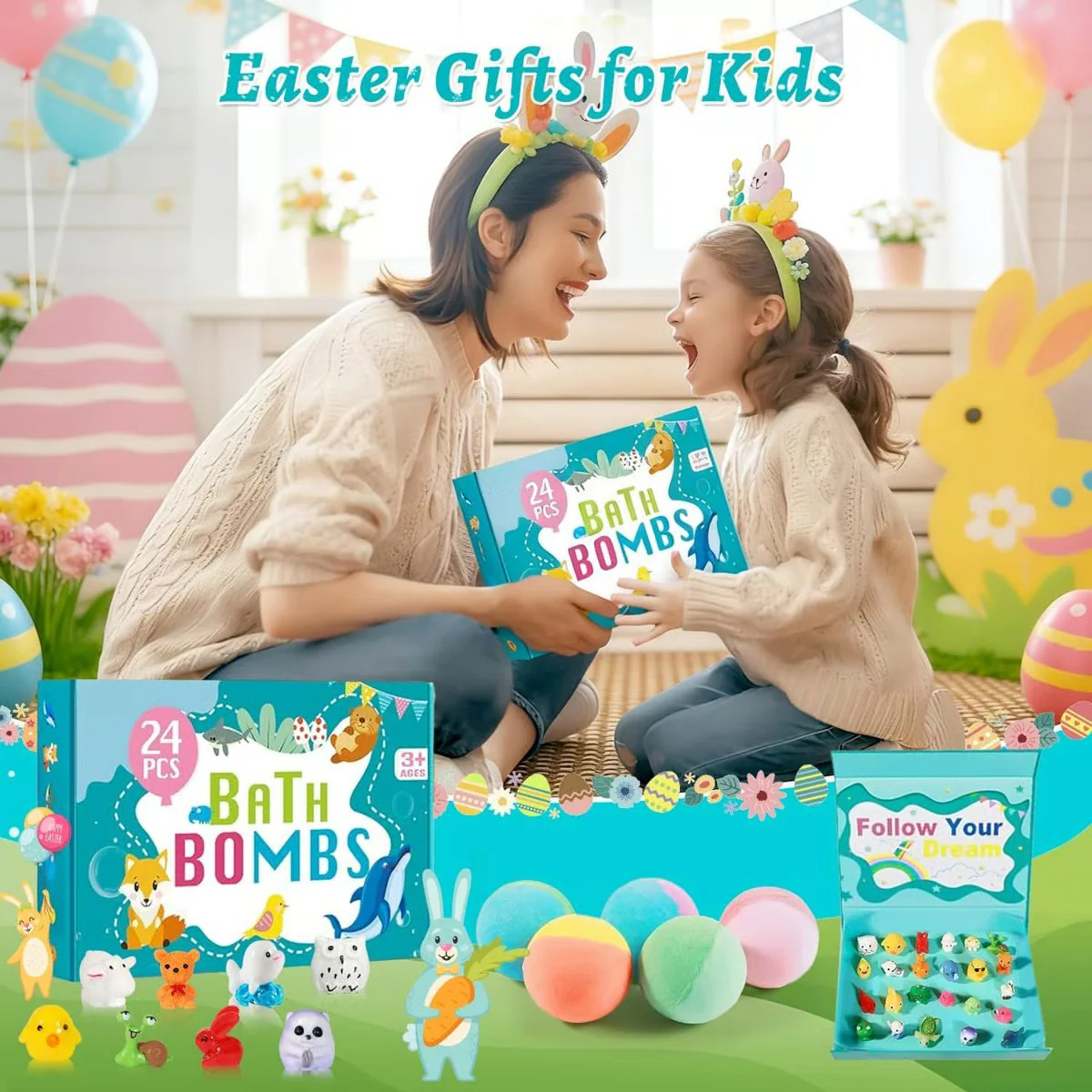 💥Easter Hot Sale 70% OFF🎁🛁Bath Bombs for Kids with Surprise Inside🥚✨ - Image 9