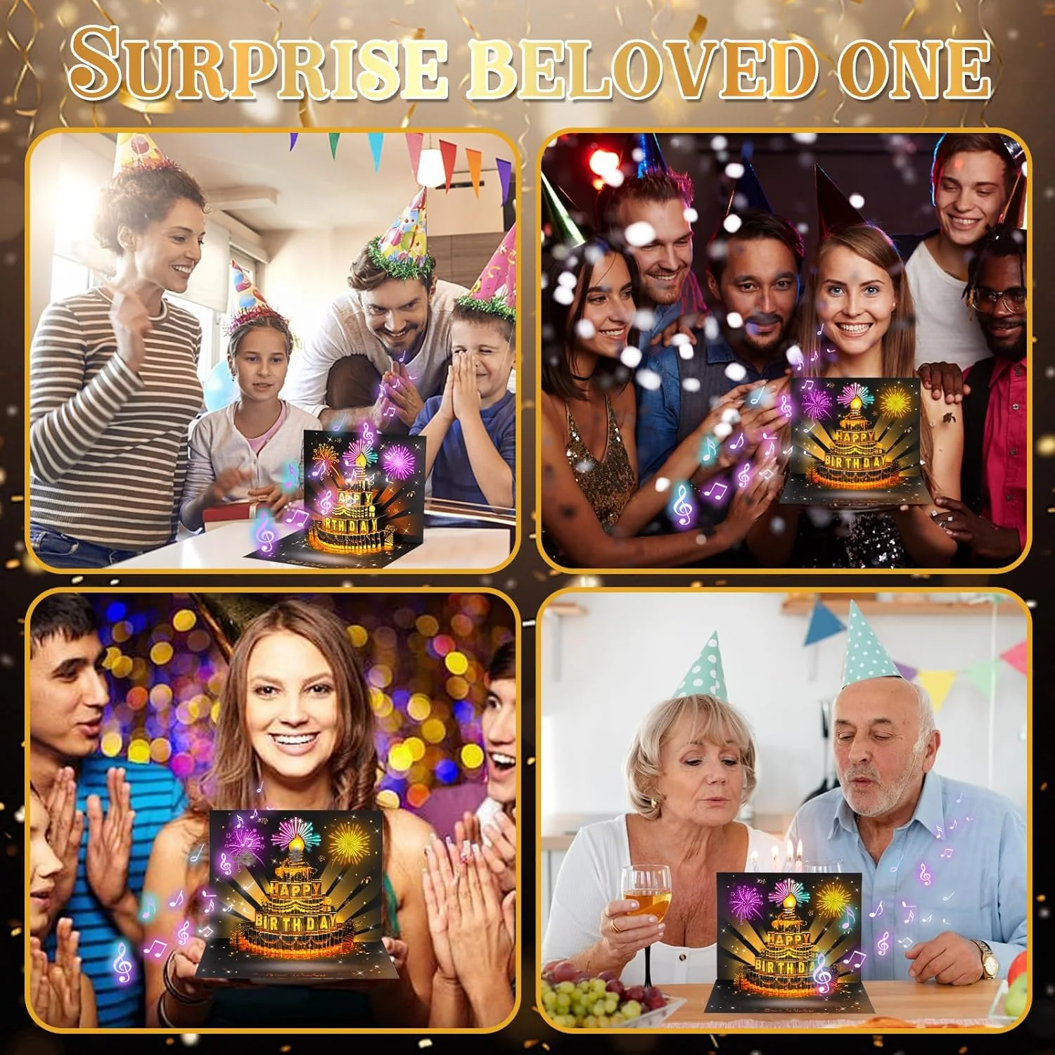 🔥LAST DAY SALE 70% OFF!!🎉3D Pop Up Musical Birthday Card with Lights & Song🎵🎂 - Image 11