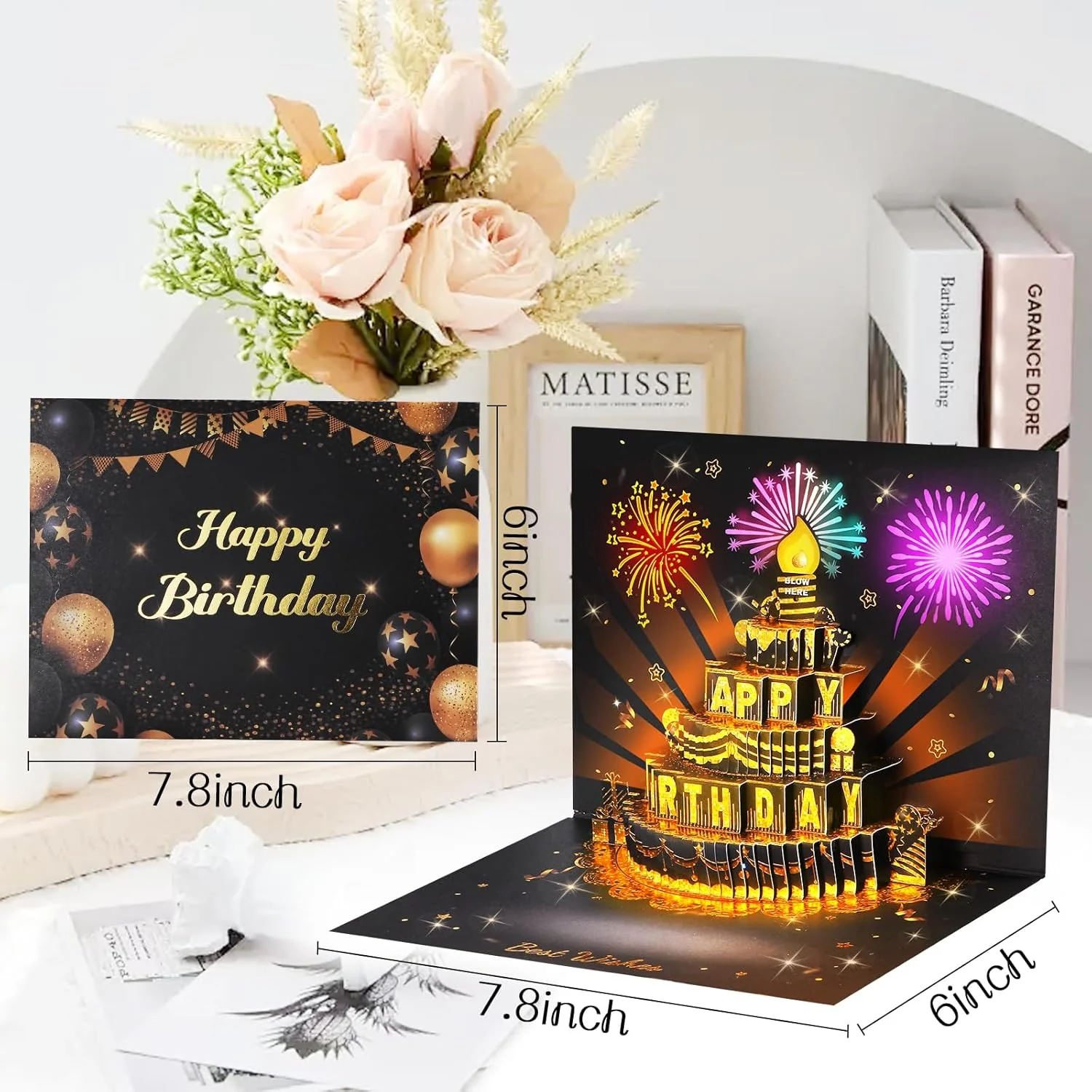 🔥LAST DAY SALE 70% OFF!!🎉3D Pop Up Musical Birthday Card with Lights & Song🎵🎂 - Image 7