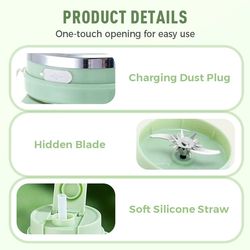 📢🍉Multifunctional Large-🍊Capacity Wireless Portable Juicer Cup🍑🍌 - Image 4