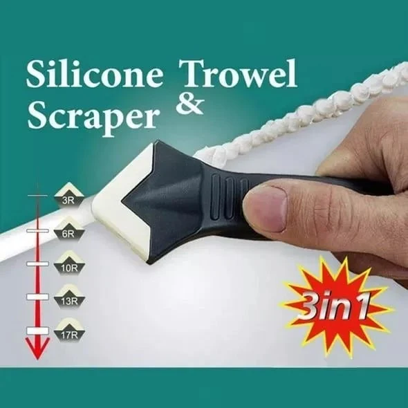 🔥Last Day Sale: £6.95!🎁50K+ SOLD! Almost Gone✨🛠️3 in 1 Silicone Caulking Finishing & Removal Tool Set - Image 4