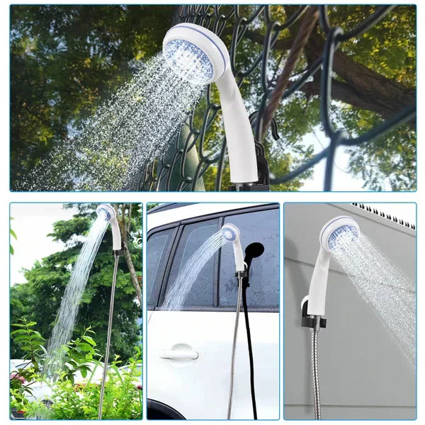 🚿Stay Fresh Outdoors✨Portable Camping Shower with Adjustable Flow – For Easy & Convenient Outdoor Cleaning! - Image 4