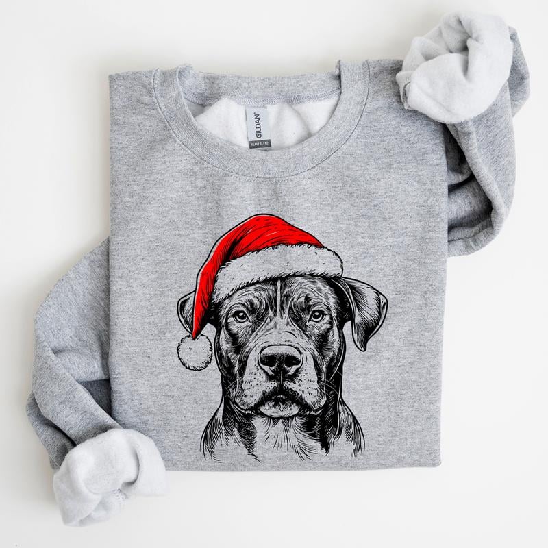 🎄🎅CHRISTMAS SPECIAL PRICE: £10.99!!🎁Santa Paws Christmas Dog Sweatshirt🐶 - Image 5