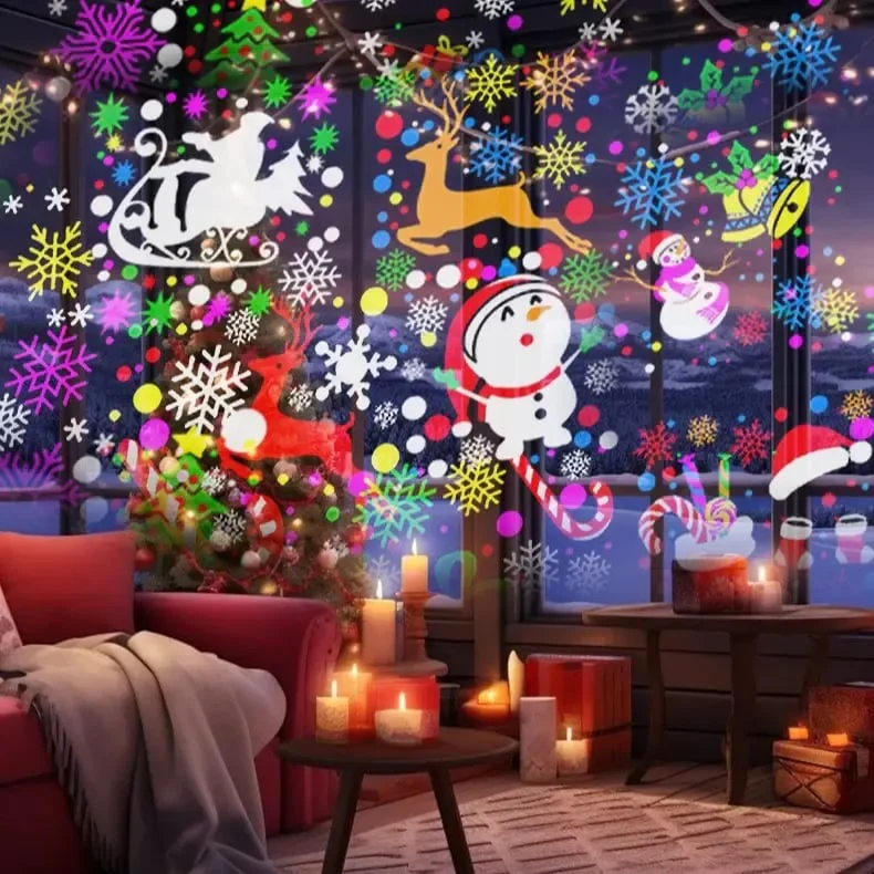 🎅Black Friday Cracking Deal: Only £9.99! 🔥🔥LED Christmas Projection Lamp - Image 3