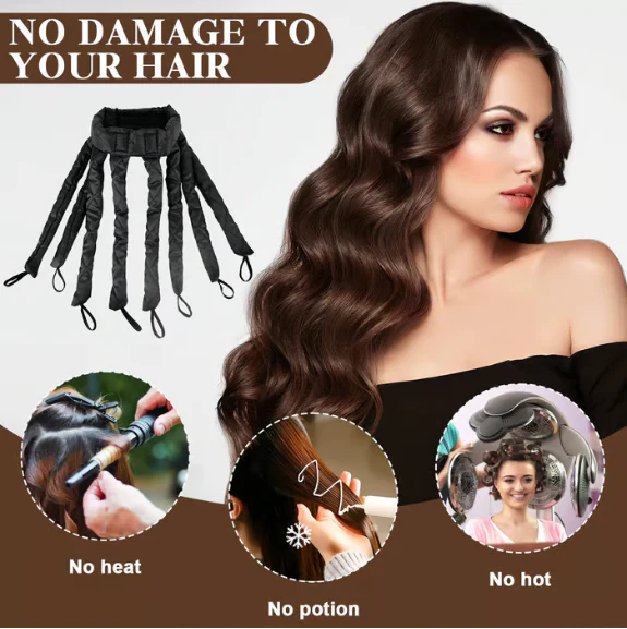 🎅Last Day Special Price: £6.99!!!🎄50K+ SOLD! 🎁Heatless Octopus Curler✨