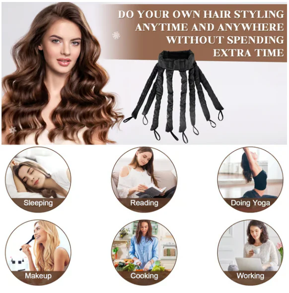 🎅Last Day Special Price: £6.99!!!🎄50K+ SOLD! 🎁Heatless Octopus Curler✨ - Image 7