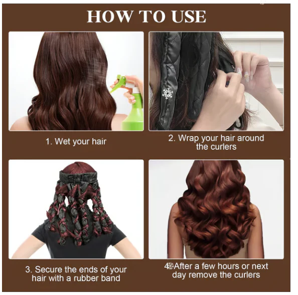 🎅Last Day Special Price: £6.99!!!🎄50K+ SOLD! 🎁Heatless Octopus Curler✨ - Image 8