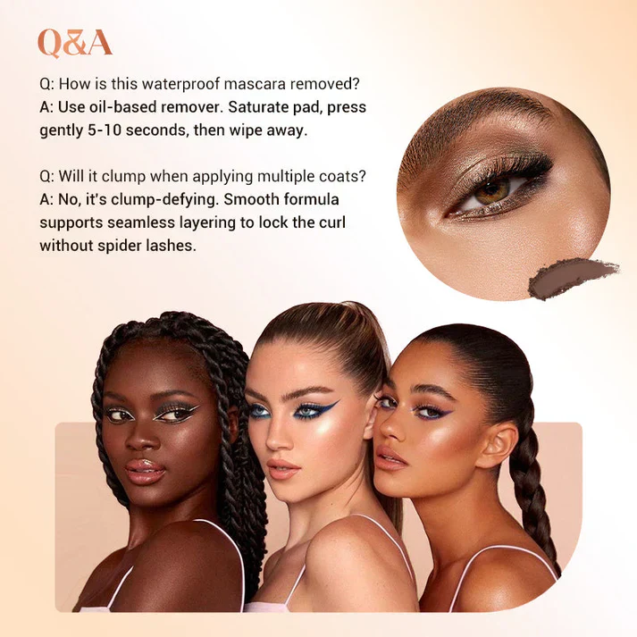 🥳2026 HOT SALE🥳💞50K+ SOLD!👁️✨ All-Day Beautiful Lashes, Smudge-Proof! Waterproof Fiber Mascara for Natural Volume. 💖💃 - Image 6