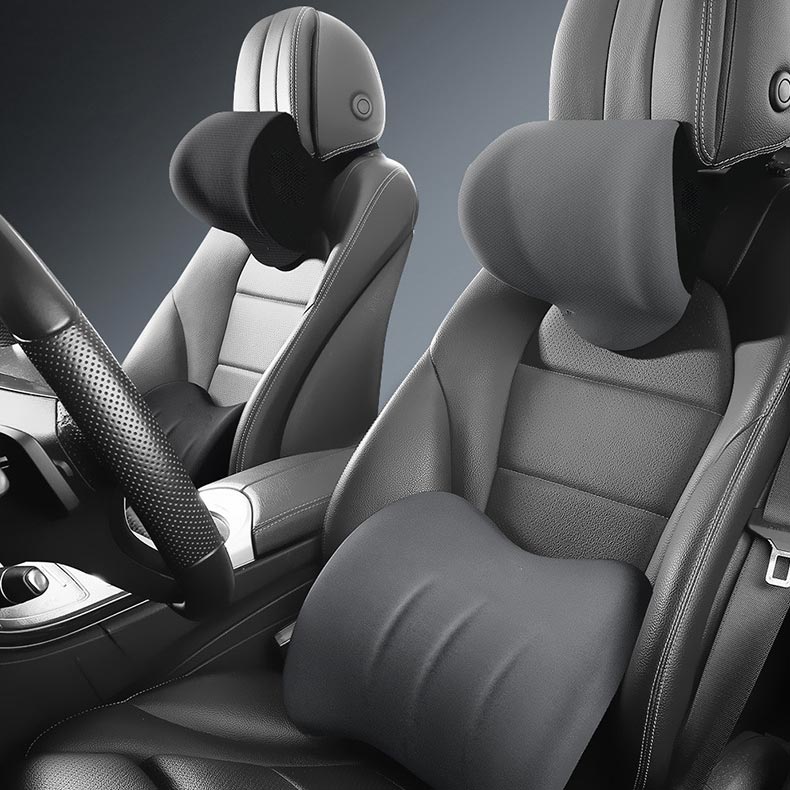 Ergonomic Car Seat Headrest & Lumbar Cushion - Image 5