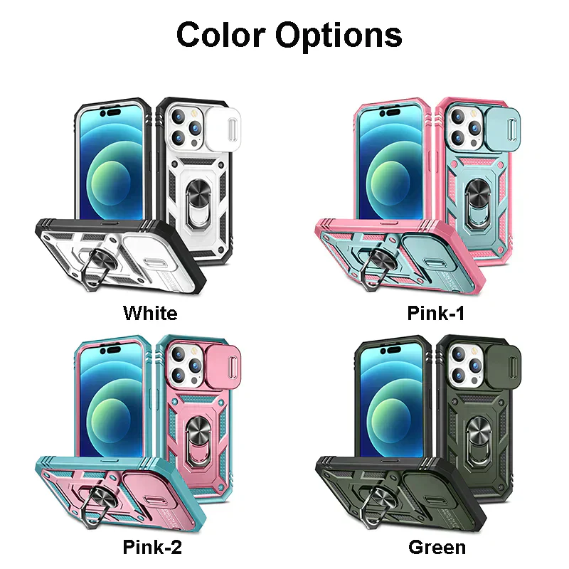 Magnetic Car Finger Ring 3-in-1 Phone Case - Image 12