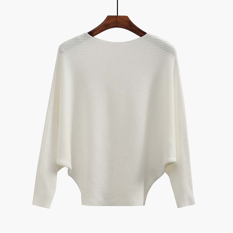 💖CHRISTMAS SALE 50% OFF🎉Women's Boat Neck Dolman Sleeve Ribbed Knitted Sweaters - Image 2