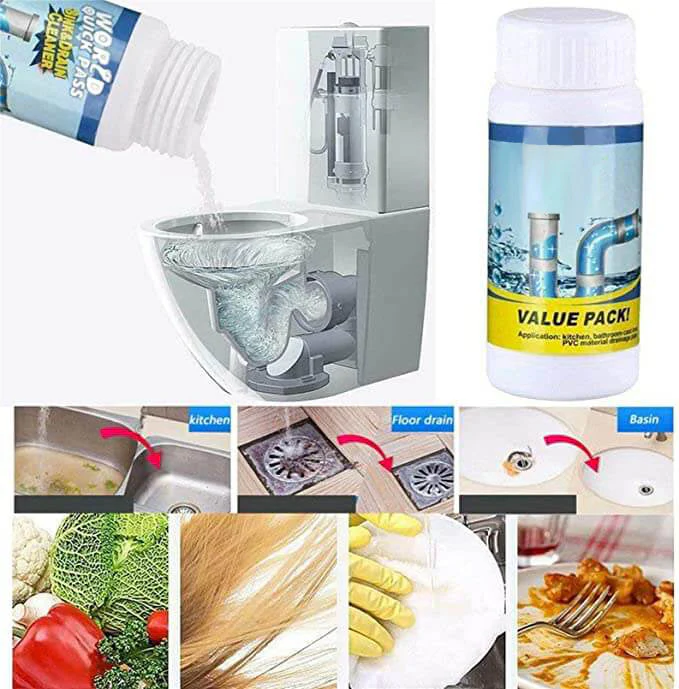 ⏰Last Day Surprise Price: ￡5.99!!🔥Powerful Sink and Drain Cleaner Pipe Dredging Agent - Image 7