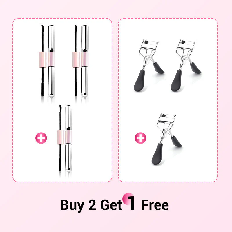 Double-Ended Waterproof Lengthening & Curling Mascara(50% OFF) - Image 14