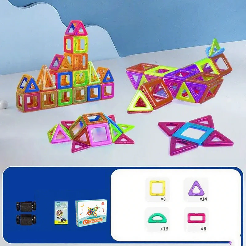 Educational Magnetic Building Blocks Set for Kids - Image 9