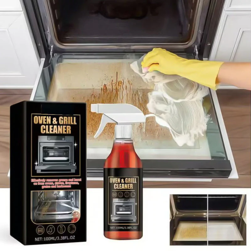 🏆Final 3 hours: BUY 2 GET 1 FREE!🏆#1 Best Seller ⏰💕⚡Oven & Grill Cleaner Spray✨