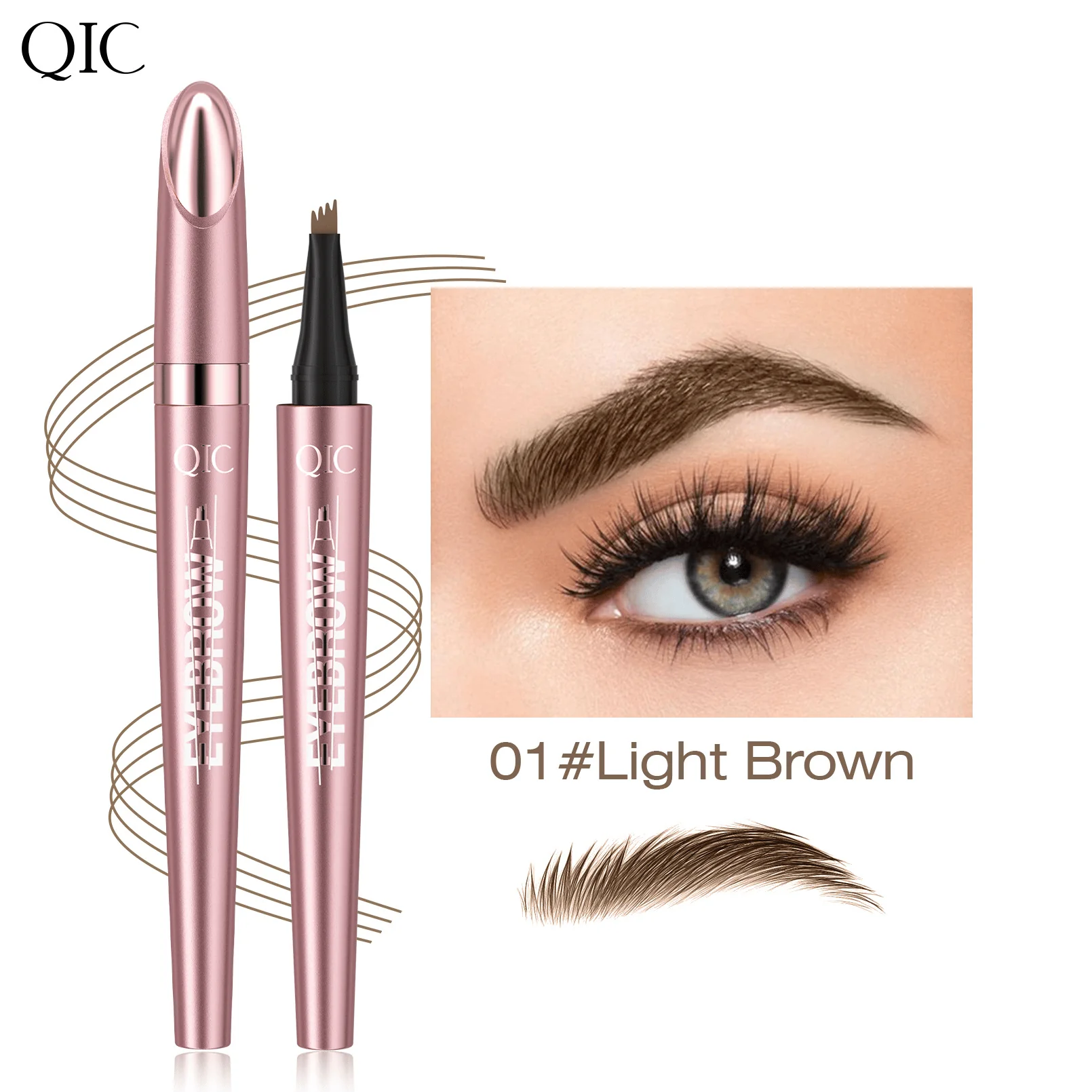 ⏰LAST DAY - BUY 1 GET 1 FREE!!💝Waterproof Micro-Fork Eyebrow Pencil - Image 10