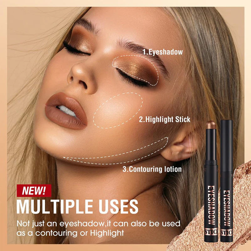 🎅ONLY TODAY -￡9.99 FOR 8 PCS!!🎄50K+ SOLD! 🎁✨8 Colors Glitter Eyeshadow Stick - Image 4