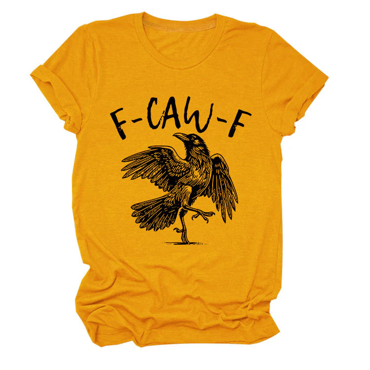💥Surprise Price: Only £10.99!!🖤🐦⬛Humorous Crow Graphic T-Shirt – Say It With a Caw! - Image 17