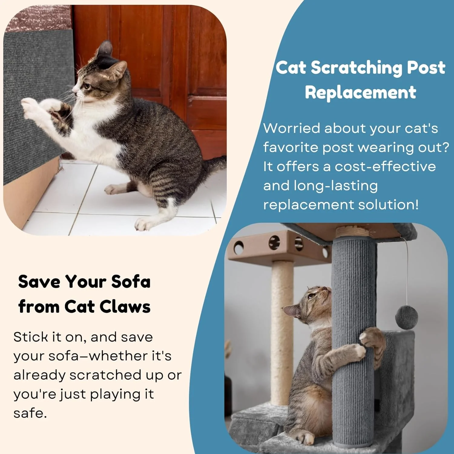 💖Hot Sale 49% OFF💖Can protect furniture - cat scratching mat - Image 4