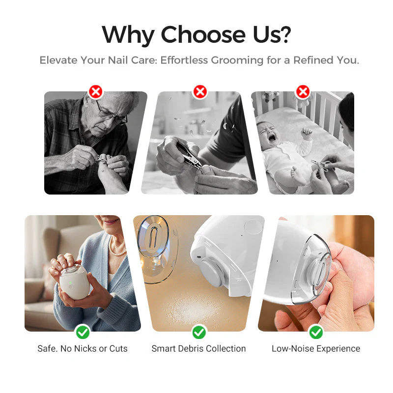 🎁Year-End Sale 70% OFF⚡Universal Automatic Fingernail Grinder for Adults and Children - Image 2