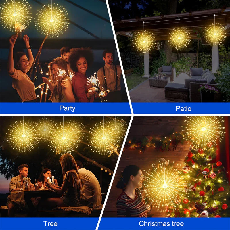 💖LAST DAY SALE 50% OFF!!💖Solar Firework String Lights for Yard & Parties - Image 8