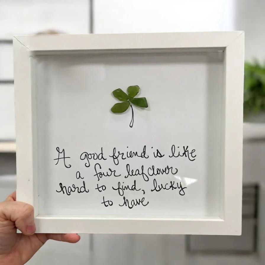 🌊Friendship sea glass artwork - Image 7
