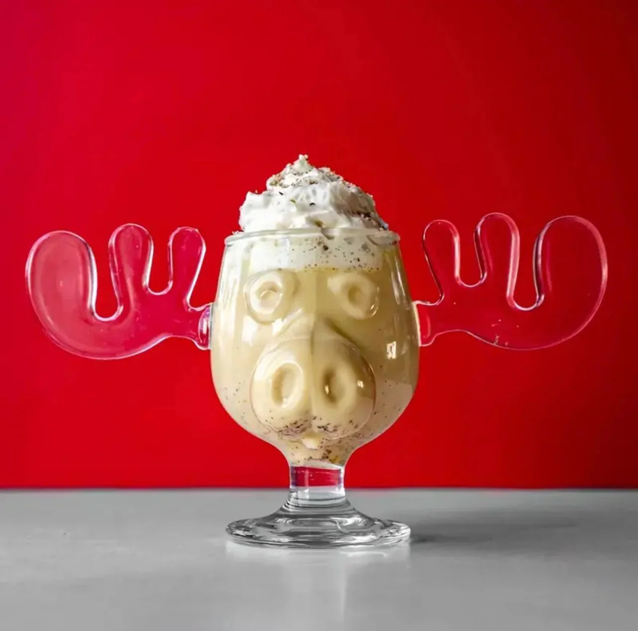 🎅Christmas Sale 50% OFF!!🎁Glass Reindeer Mug🦌✨ - Image 6