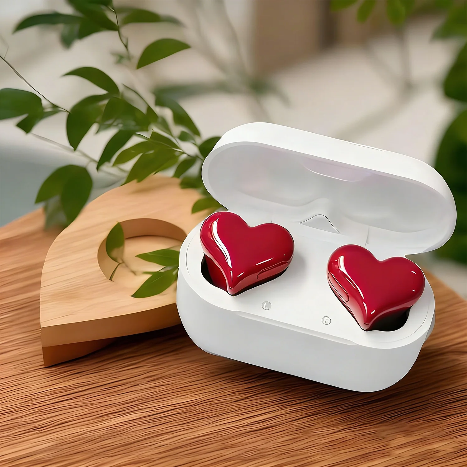 ⏳LAST DAY SALE 50% OFF!!❤️Heart Shape Bluetooth 5.3 Wireless Noise Cancelling Headset with LED Touch Control 🎵 - Image 11