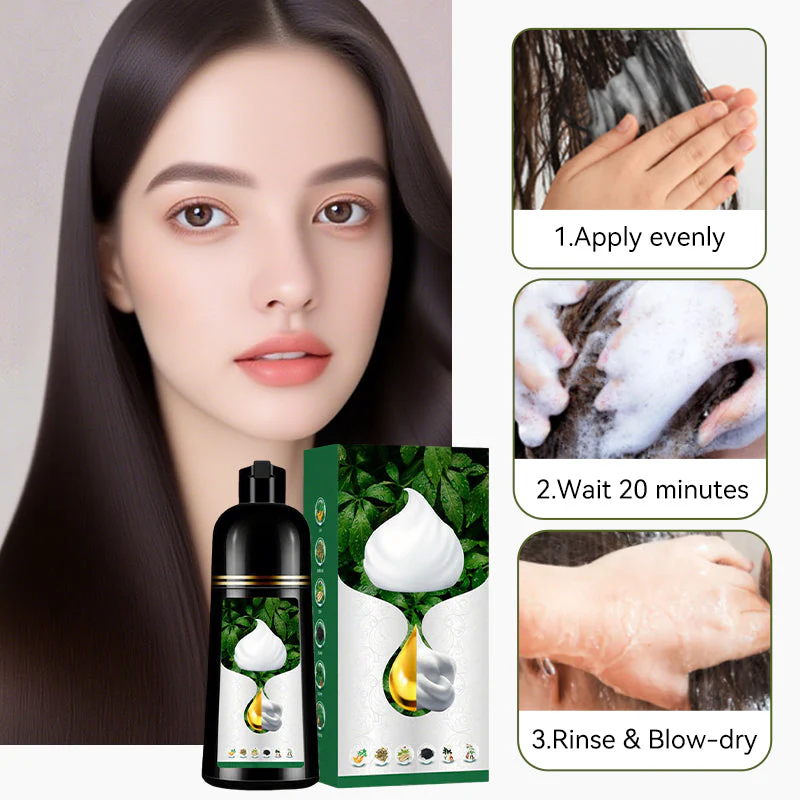 💖LAST DAY SALE 50% OFF🌿💁♀️MiracleMuse 3-in-1 Herbal Hair Dye - Perfect for Gray Coverage & Daily Color Care🧴 - Image 11