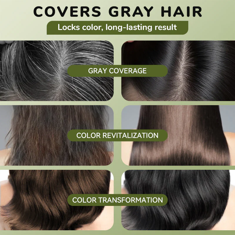💖LAST DAY SALE 50% OFF🌿💁♀️MiracleMuse 3-in-1 Herbal Hair Dye - Perfect for Gray Coverage & Daily Color Care🧴 - Image 4
