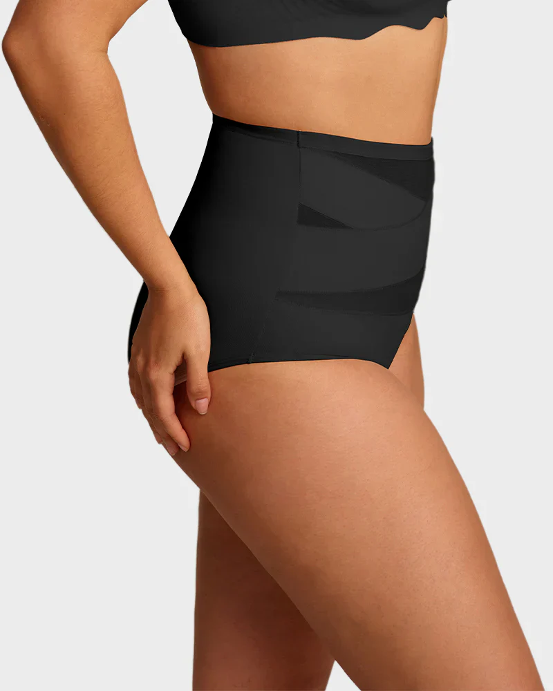 🌸Last Day-Buy 1 Get 3 Packs✨Plus-Size High-Waist Cross Tummy Control Panties - Image 14