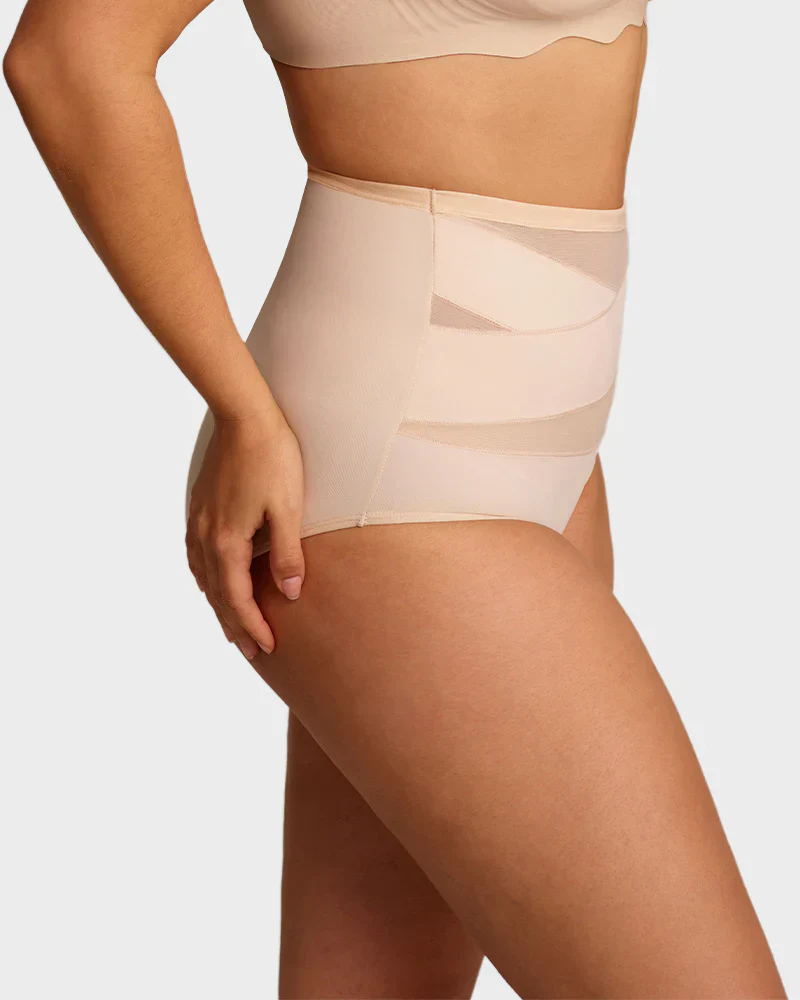 🌸Last Day-Buy 1 Get 3 Packs✨Plus-Size High-Waist Cross Tummy Control Panties - Image 23
