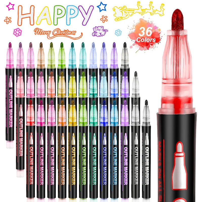 🎅Christmas Gift idea 49%OFF -🎁Coloring Lightstick Graffiti Highlighter Pens - Image 3