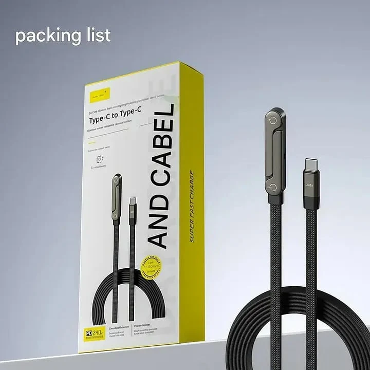 🏆LAST DAY BUY 1 GET 1 FREE!!⚡50K+ SOLD! Almost Gone-💥⚡Official Authorized | MFi-Certified Cables🔥 2-in-1 Invisible Holder Charger Cable - 240W Fast Charging Cord with Built-In Phone Stand - Image 11